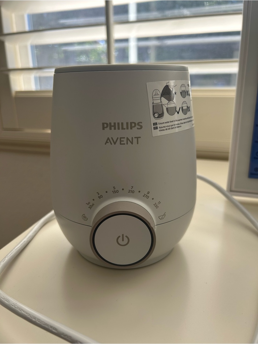 Philips Avent White Baby Bottle Warmer